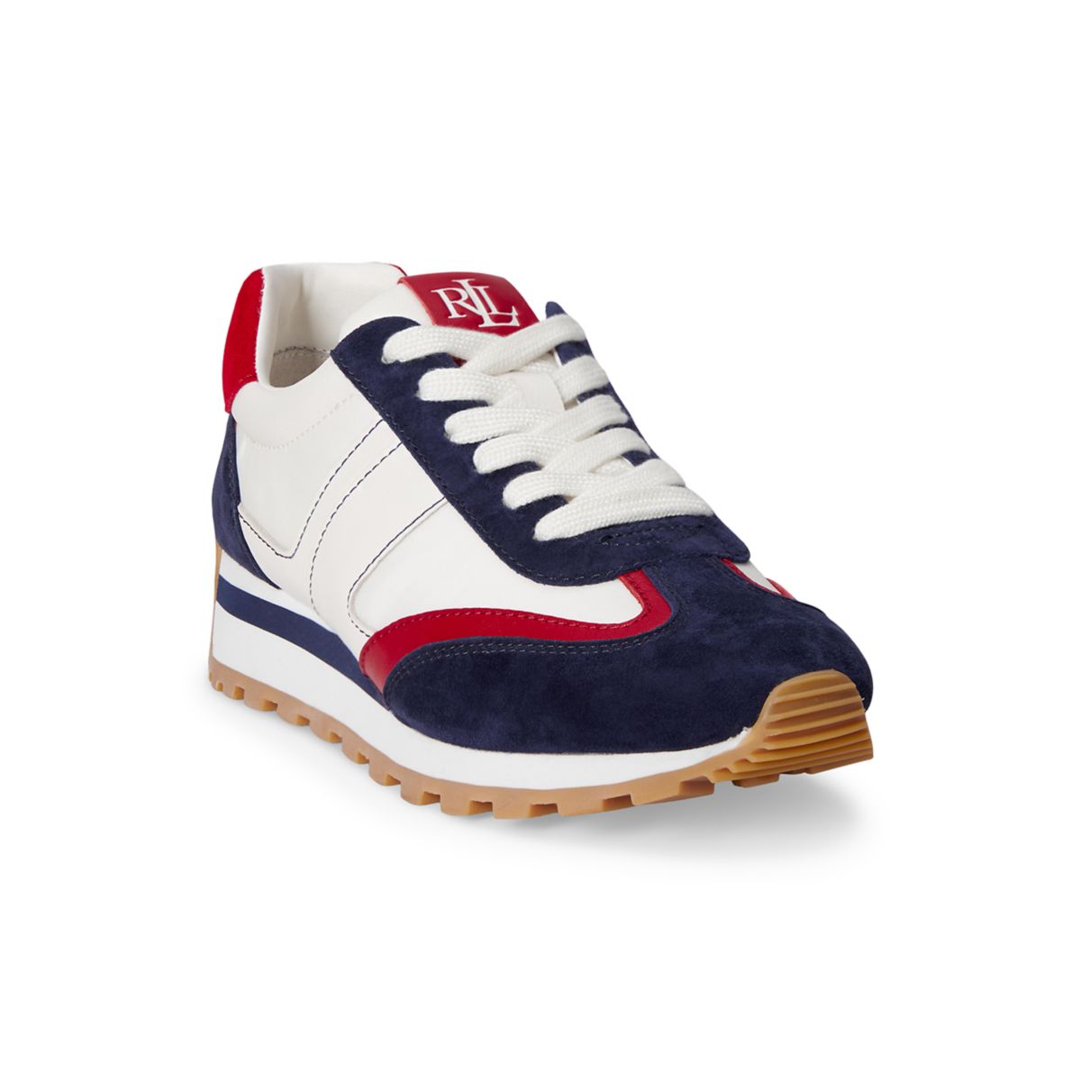 Dani Color-Blocked Leather Sneakers - 1