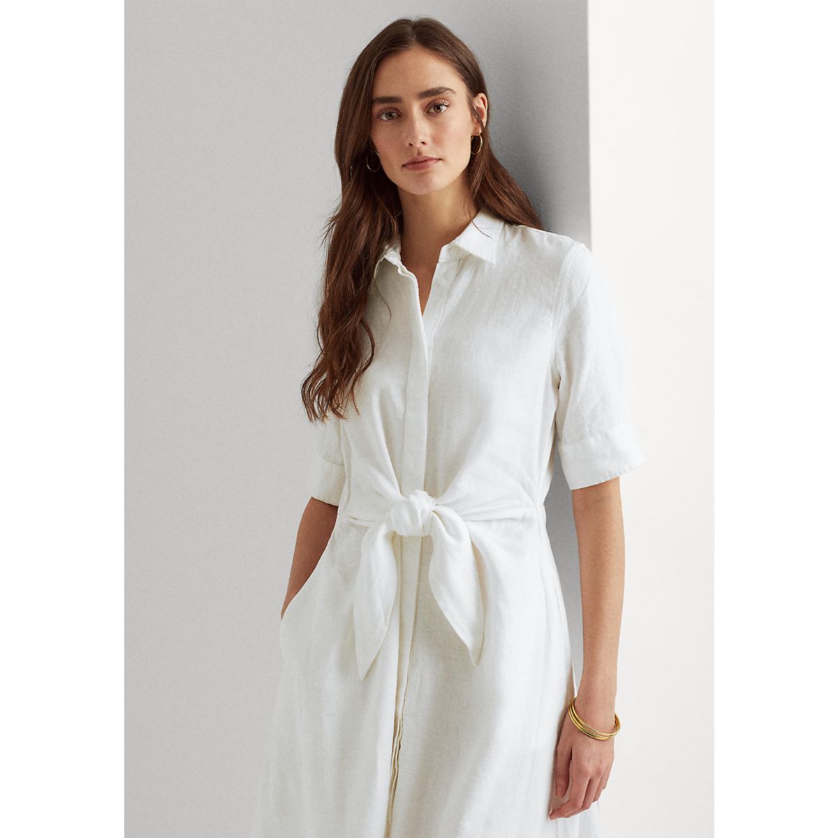 Linen Shirtdress - 3