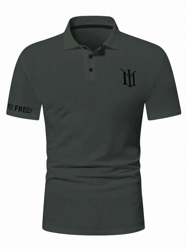Camisa casual ejecutivo de moda polos para hombre