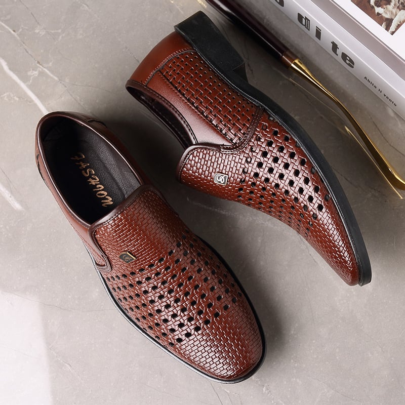 para hombre All-Match Breathable casual ejecutivo Formal Leather zapatos