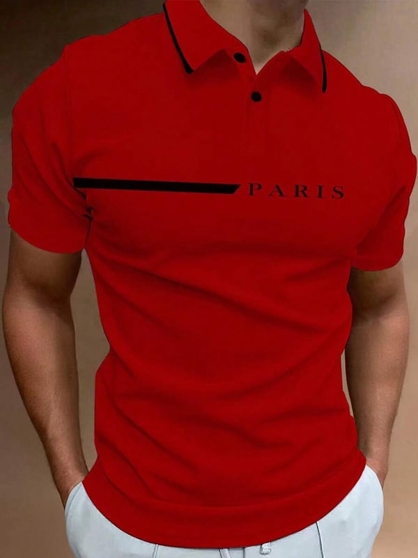 Camisa casual ejecutivo de moda polos para hombre