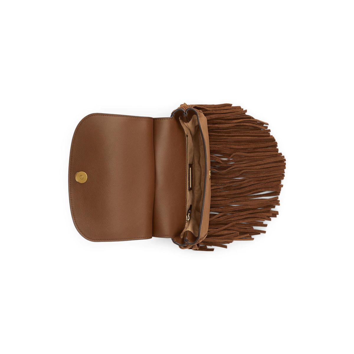 Fringe-Trim Medium Marcy Crossbody Bag - 4