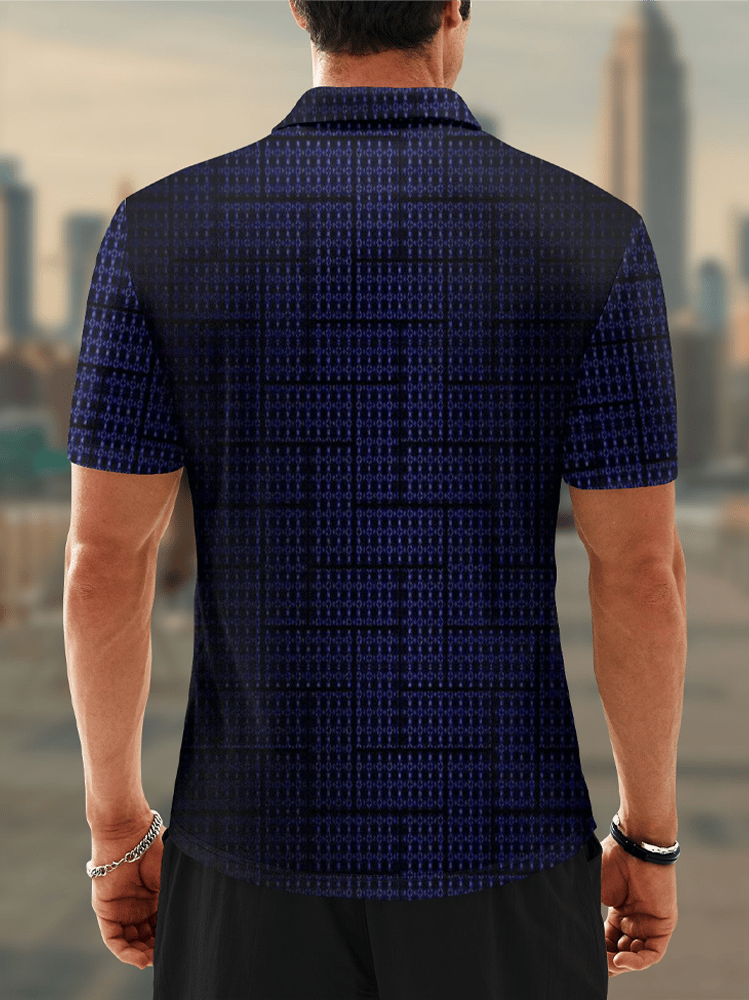 Moisture Wicking Chest bolsillo casual Polo