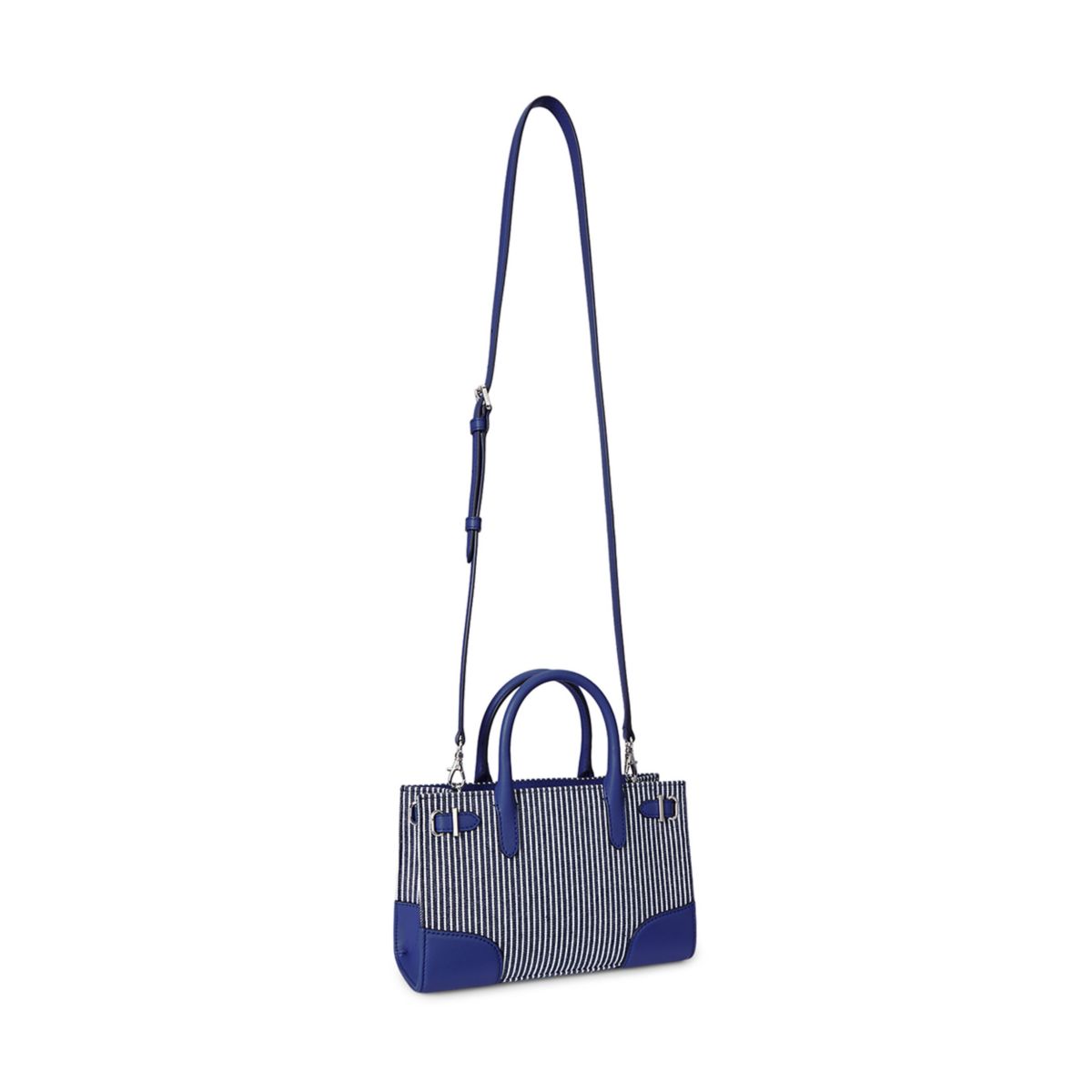 Striped Canvas Small Devyn Tote Bag - 2