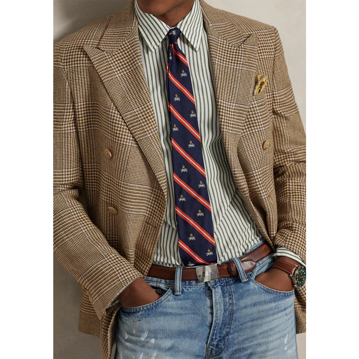 Classic Fit Striped Broadcloth Shirt - 3