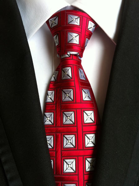 Camisa retro Gentleman Wedding Busines Tie para hombre