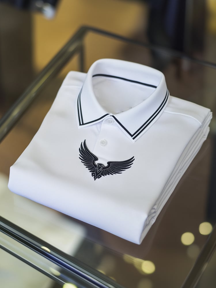 Camisa polo ejecutivo casual Button de manga corta para hombre