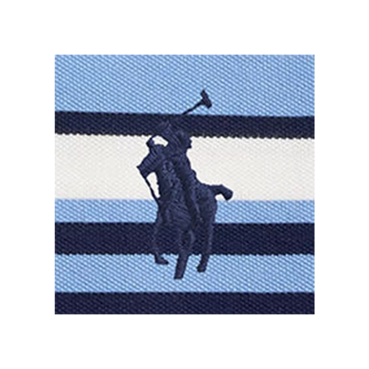 Big & Tall Striped Mesh Polo Shirt - 5