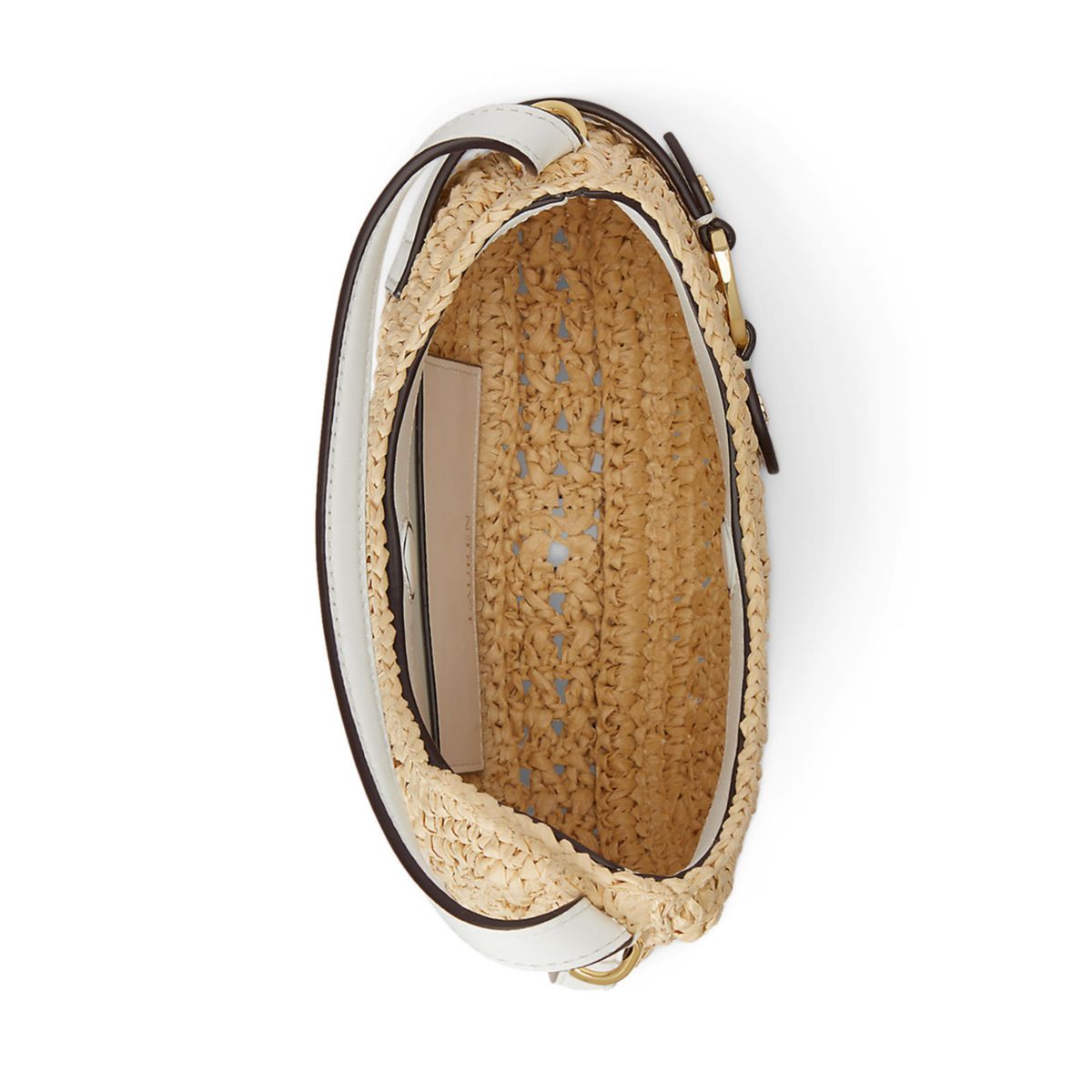 Woven Straw Small Tasha Crossbody Bag - 5
