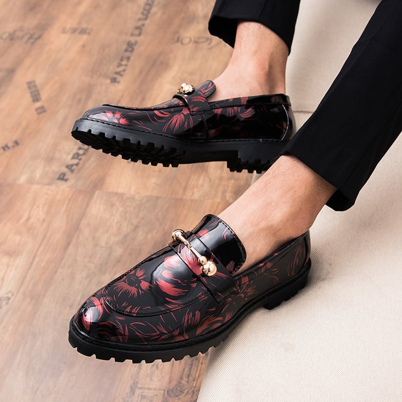 Zapatos ejecutivo casual cuero para hombre