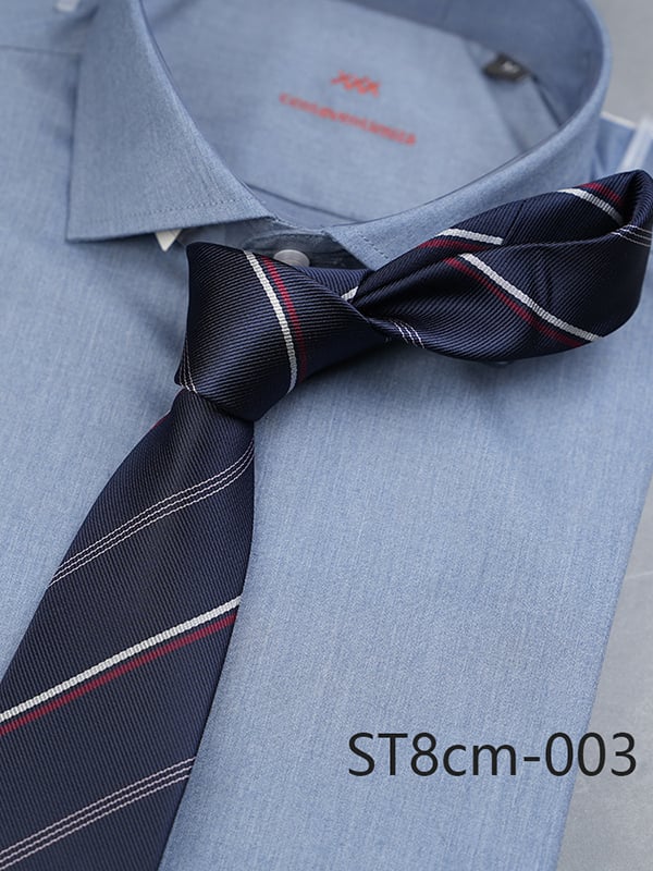 Camisa retro Gentleman Wedding Busines Tie para hombre