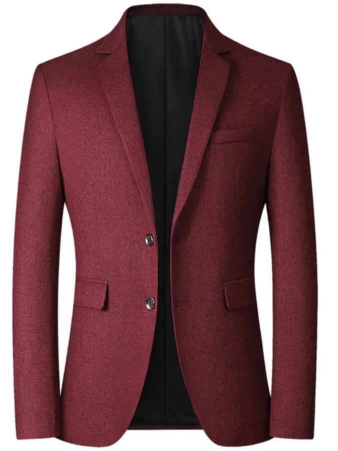 Chaqueta de color sólido Gentleman ejecutivo casual Slim Suit