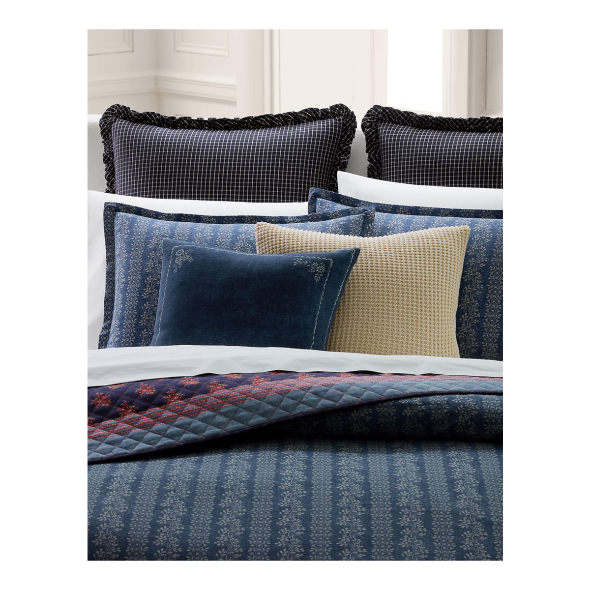 Gena Soft Cotton Reversible Comforter Set - 2