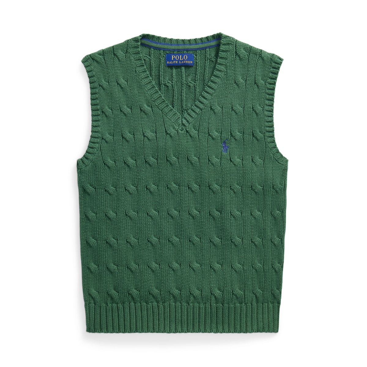 Boys 2-7 Cable-Knit Cotton Sweater Vest - 4