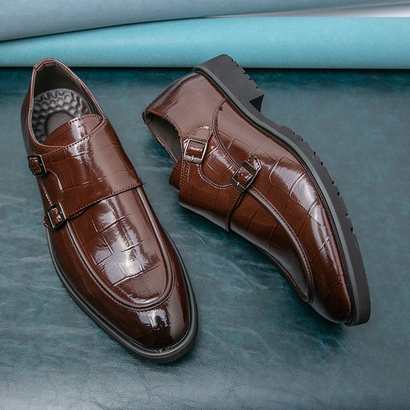 Zapatos New clásico cuero Wedding Party ejecutivo de moda Slip On Men Dress