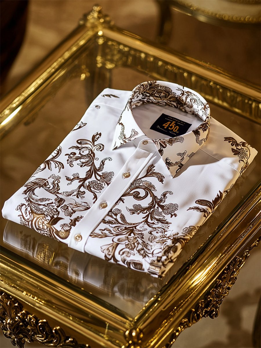 Camisa ejecutivo casual de manga larga para hombre