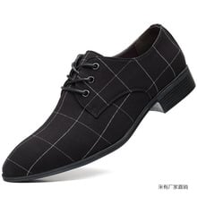 Zapatos a cuadros ejecutivo casual (Minimum Purchase Quantity: 2 Pairs) para hombre
