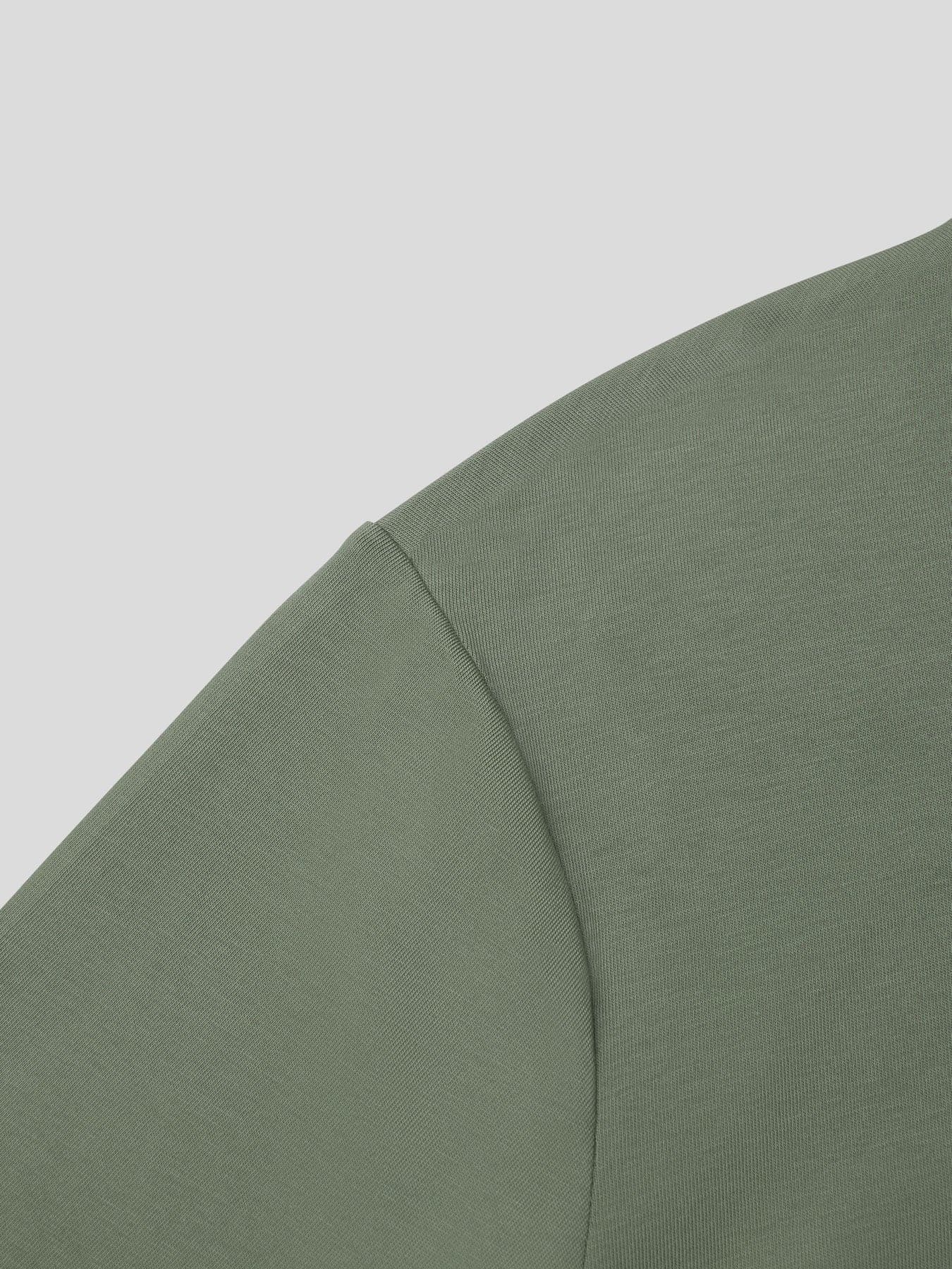 StaySmooth de manga larga Curve Hem Tee: de corte entallado