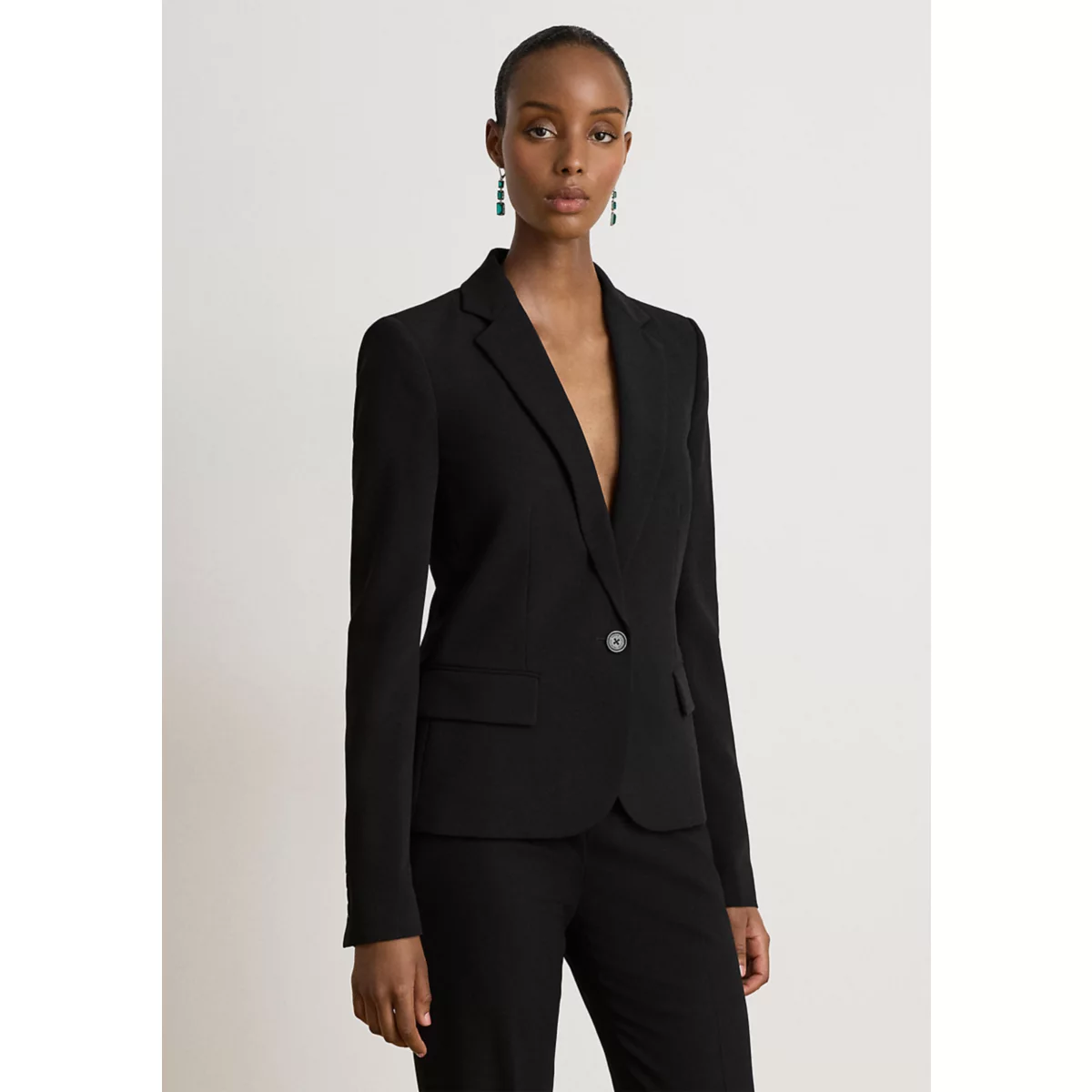 Women's Stretch Crepe Blazer - 3