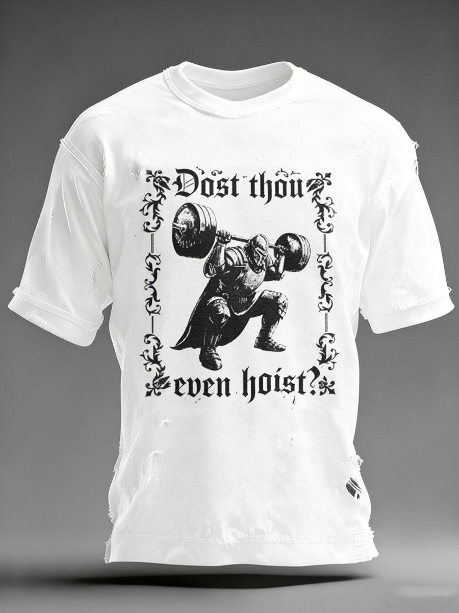 Camiseta retro fitness de manga corta