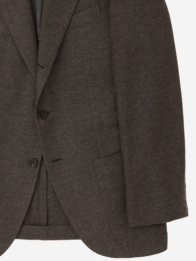 De modaable Twill Design Single Breasted bolsillo Design casual Suit para hombre