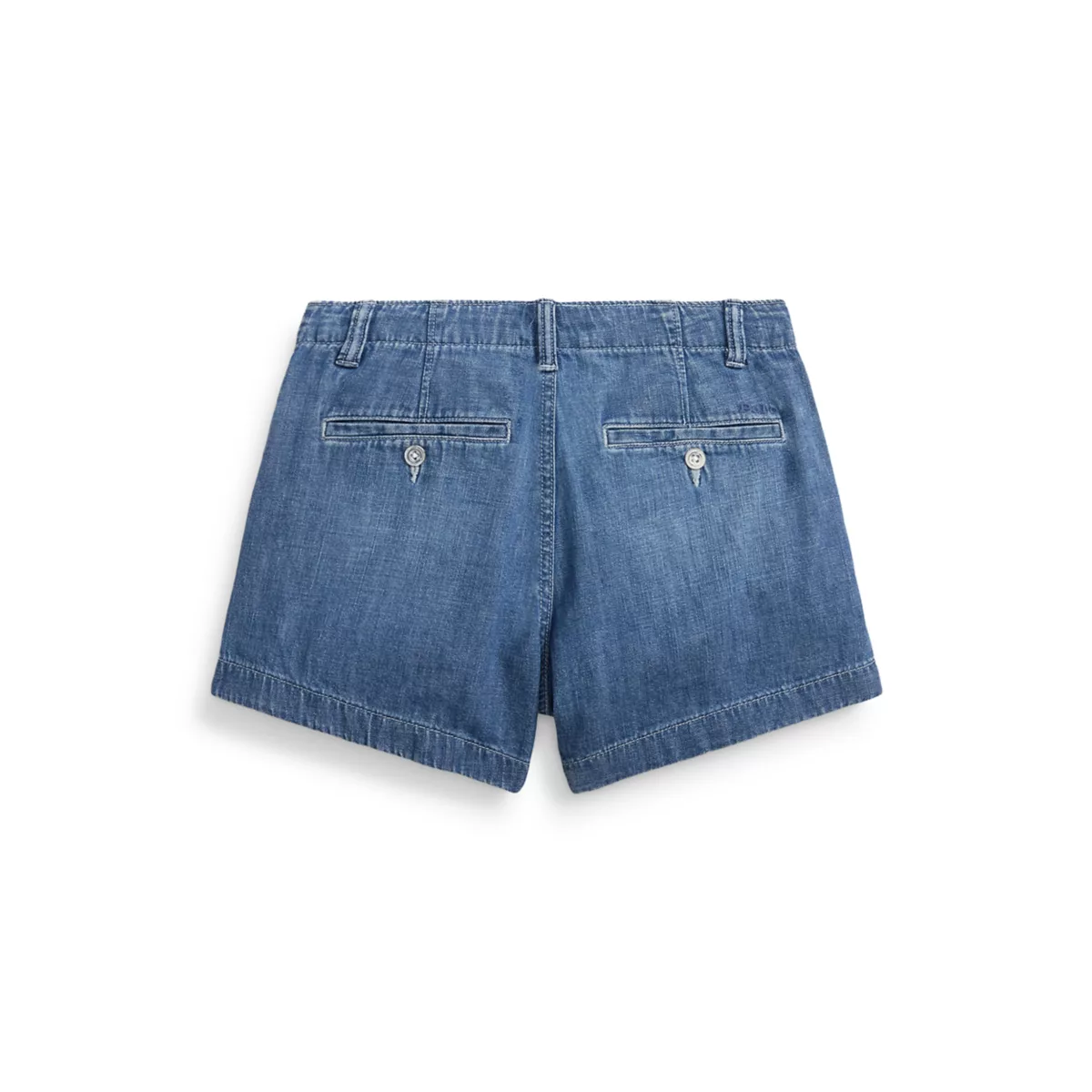 Girls 7-16 Indigo Cotton Denim Short - 5
