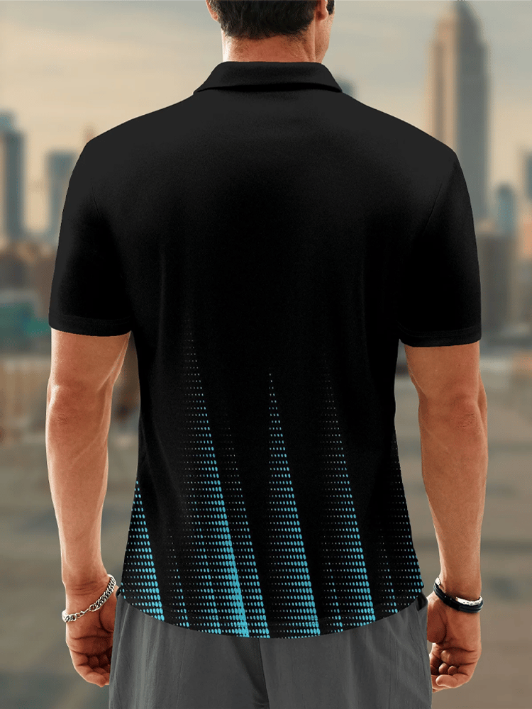 Moisture Wicking Chest bolsillo casual Polo