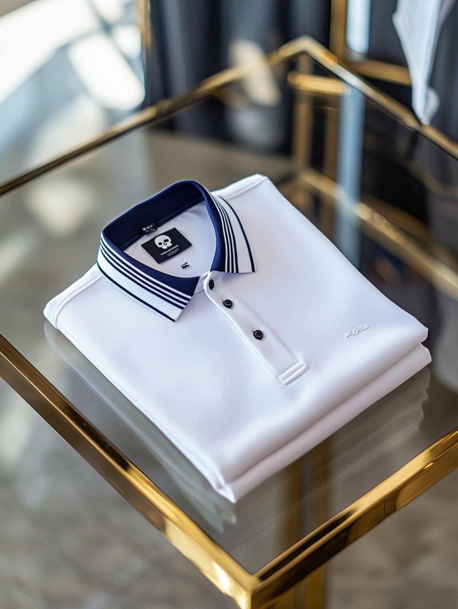 Camisa polo ejecutivo casual Button de manga corta para hombre