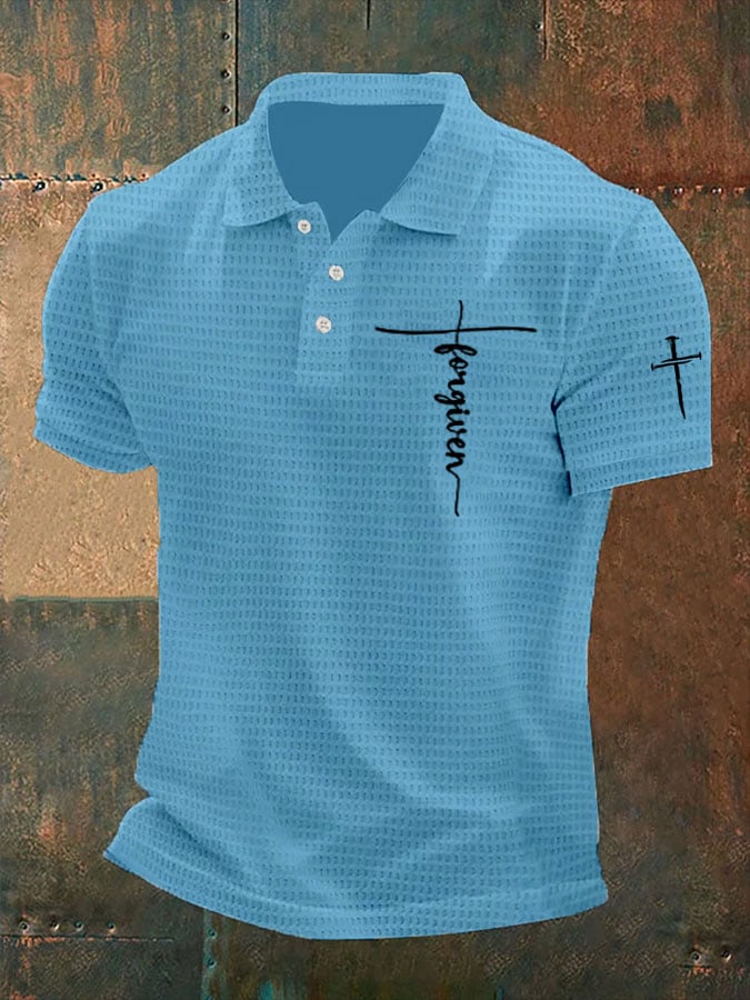 Camisa polo Faith Waffle Fabric para hombre