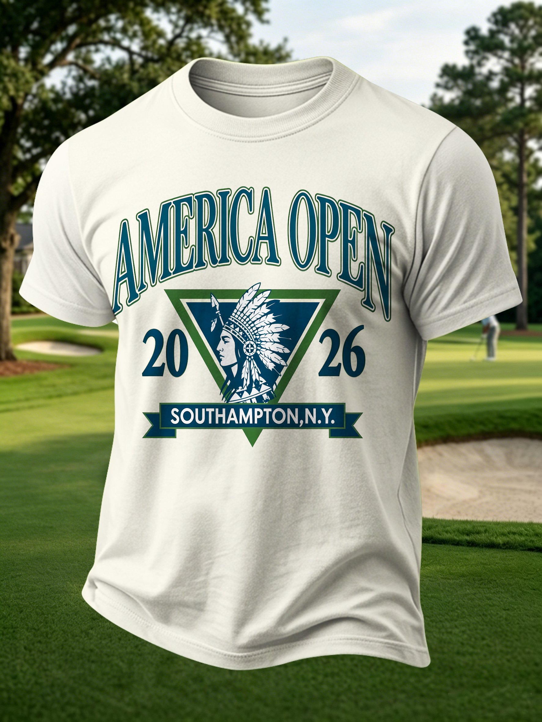 Golf Enthusiast estampado casual Tops para hombre