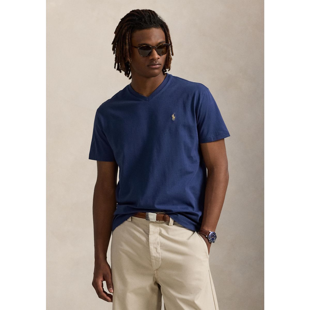 Classic Fit V-Neck T-Shirt - 7