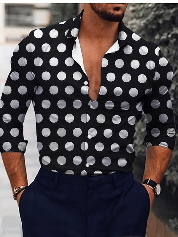 Camisa de lujo ejecutivo de manga larga para hombre
