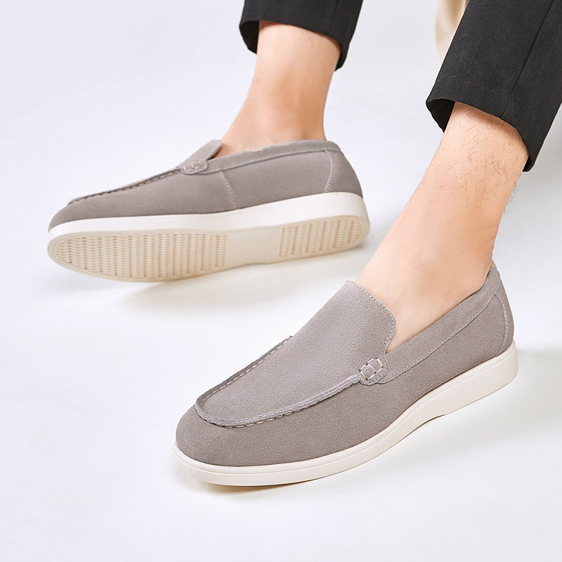 Mocasines British Style Suede Leather Nubuck para hombre