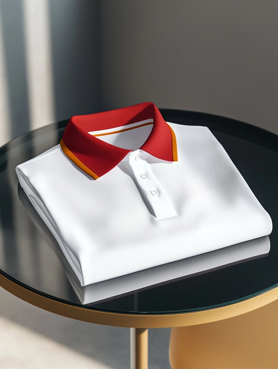 Camisa polo ejecutivo casual bordado Button de manga corta para hombre