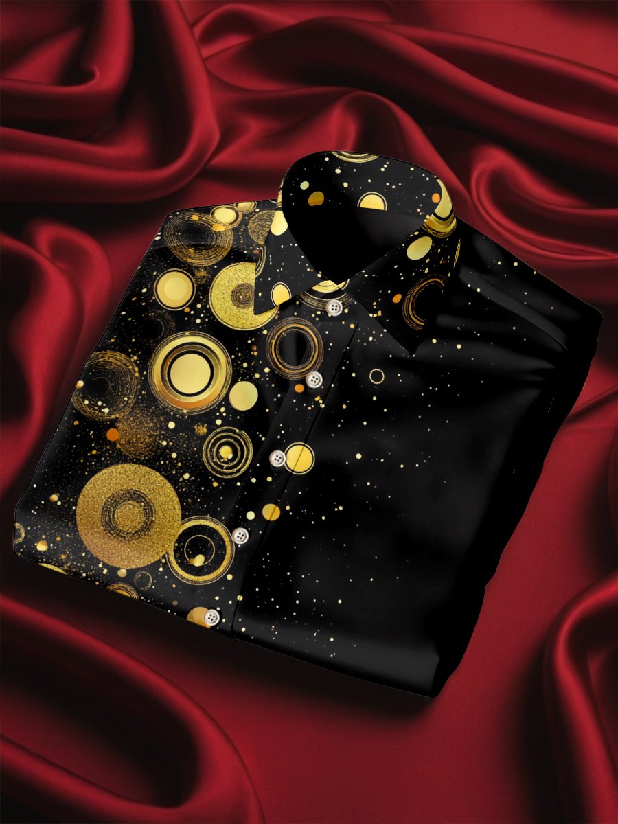 Camisa seda de lujo ejecutivo de manga larga para hombre