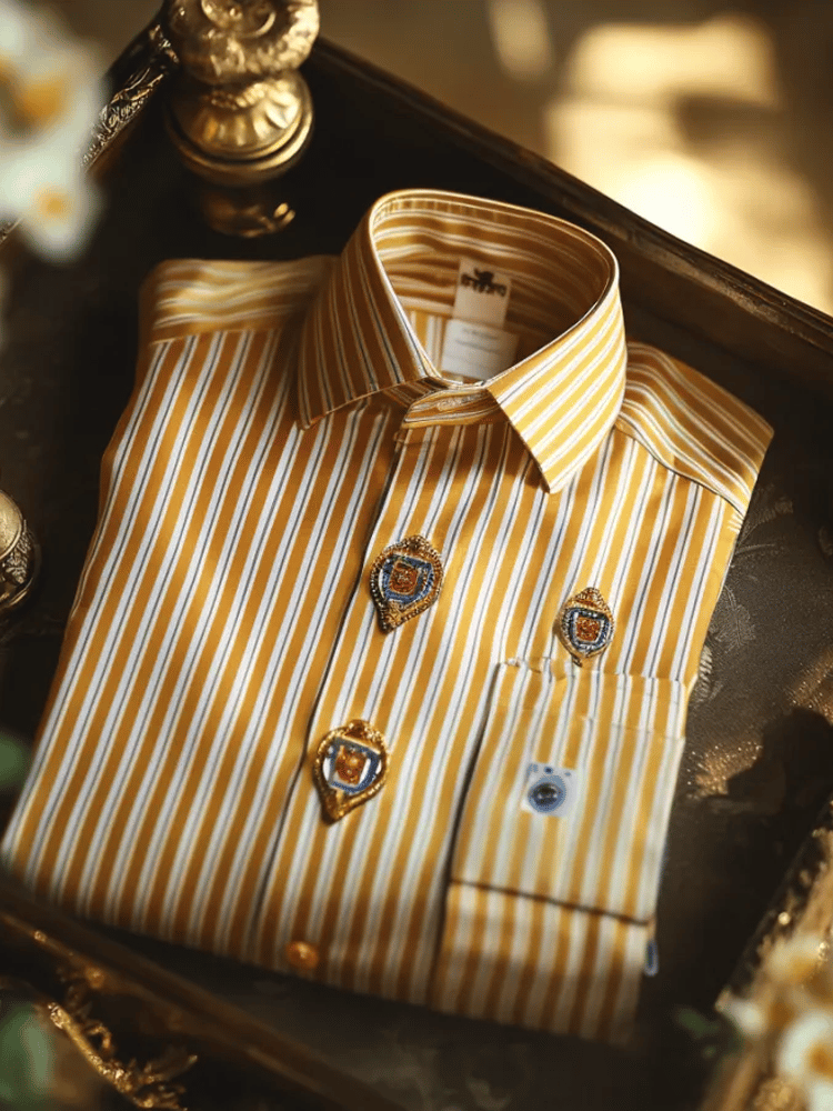 Camisa de lujo ejecutivo de manga larga para hombre