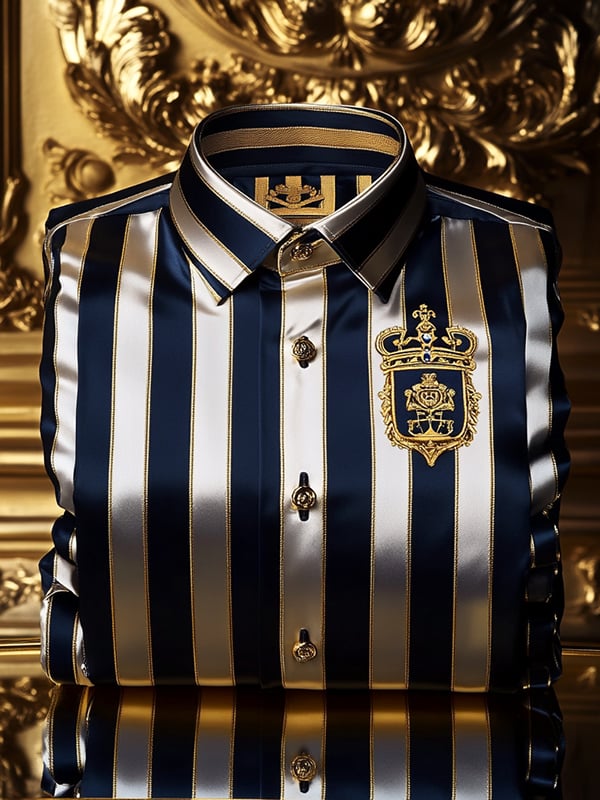 Camisa de lujo Gorgeous de manga larga para hombre