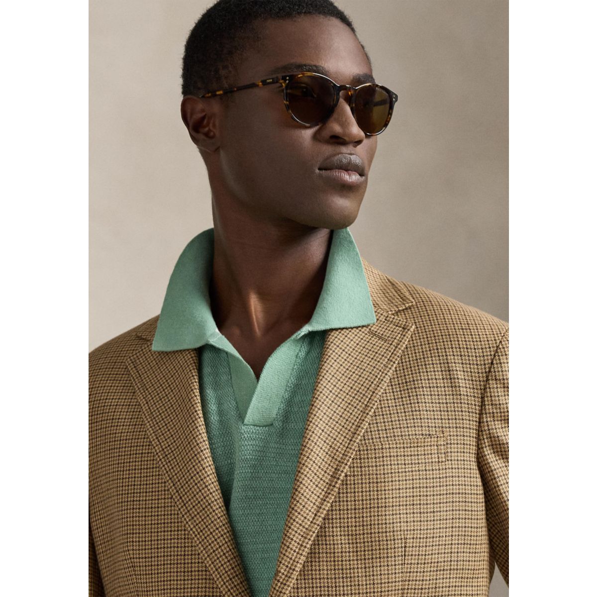 Modern Fit Plaid Sport Coat - 3