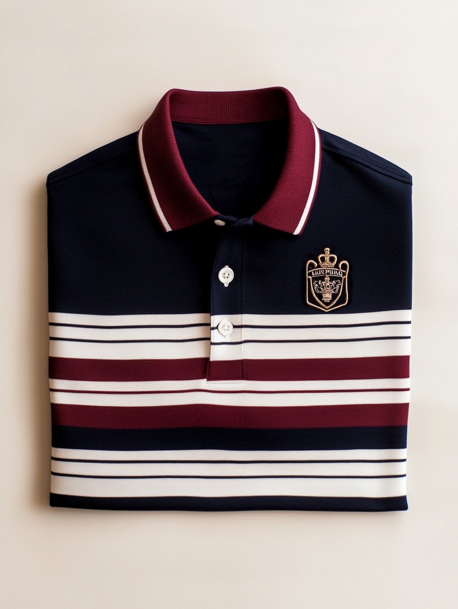 Camisa polo ejecutivo casual Artistic Button de manga corta para hombre