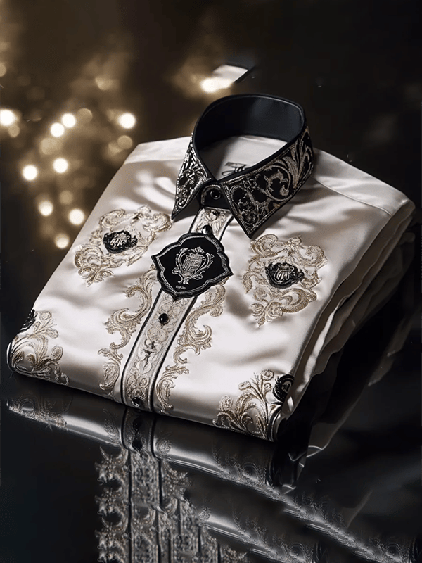Camisa de lujo Gorgeous de manga larga para hombre