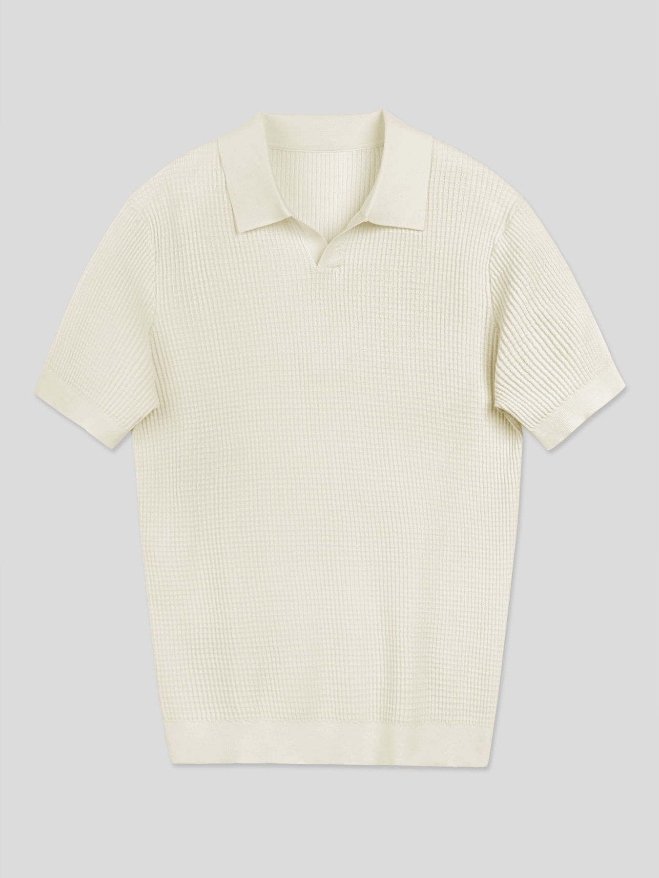 Flextejido Active tejidoted Buttonless Polo