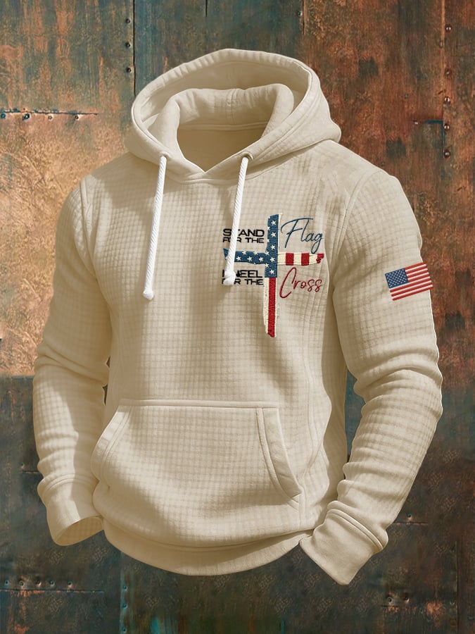Sudadera casual Faith Checkered jacquard para hombre