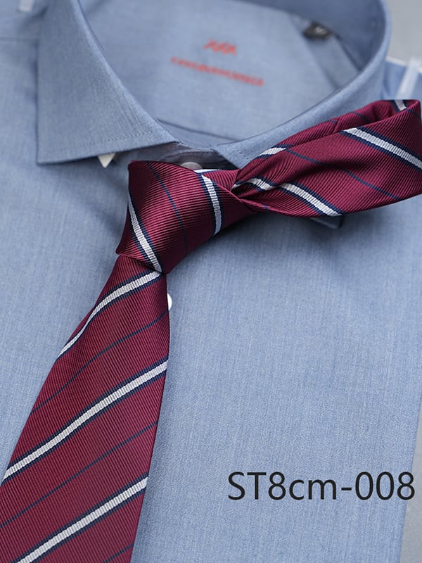 Camisa retro Gentleman Wedding Busines Tie para hombre