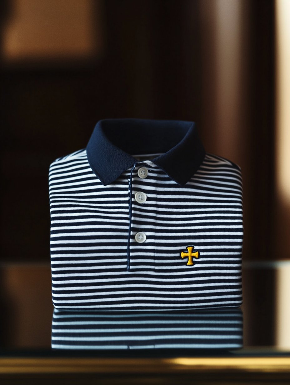 Camisa polo ejecutivo Button de manga corta para hombre