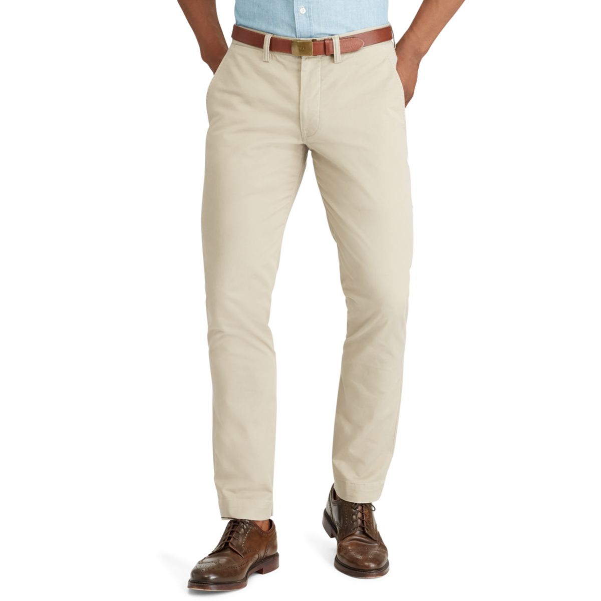 Stretch Straight Fit Chino Pants - 4