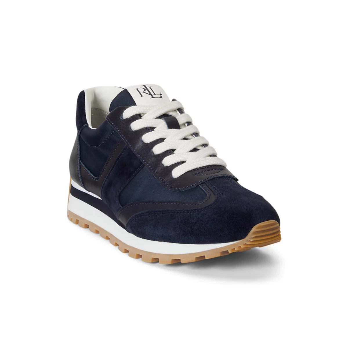 Dani Color-Blocked Leather Sneakers - 1