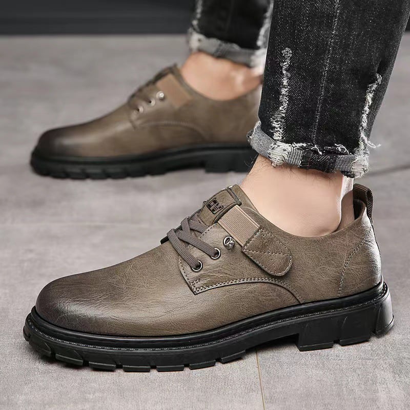 Zapatos ejecutivo casual cuero para hombre