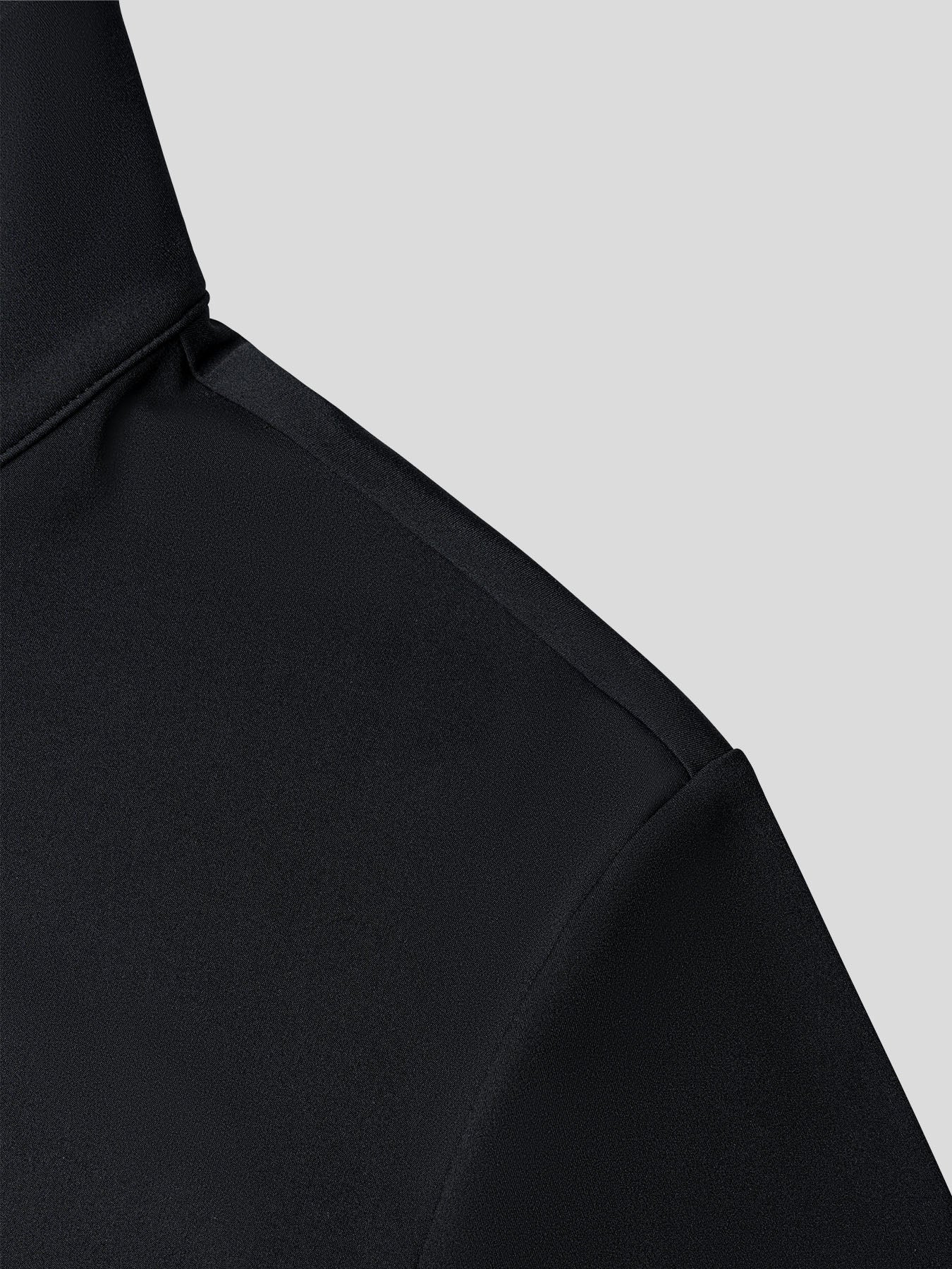 SmoothBlend clásico Fit Half Zip Mock Neck Tee:Zip Contrast Color