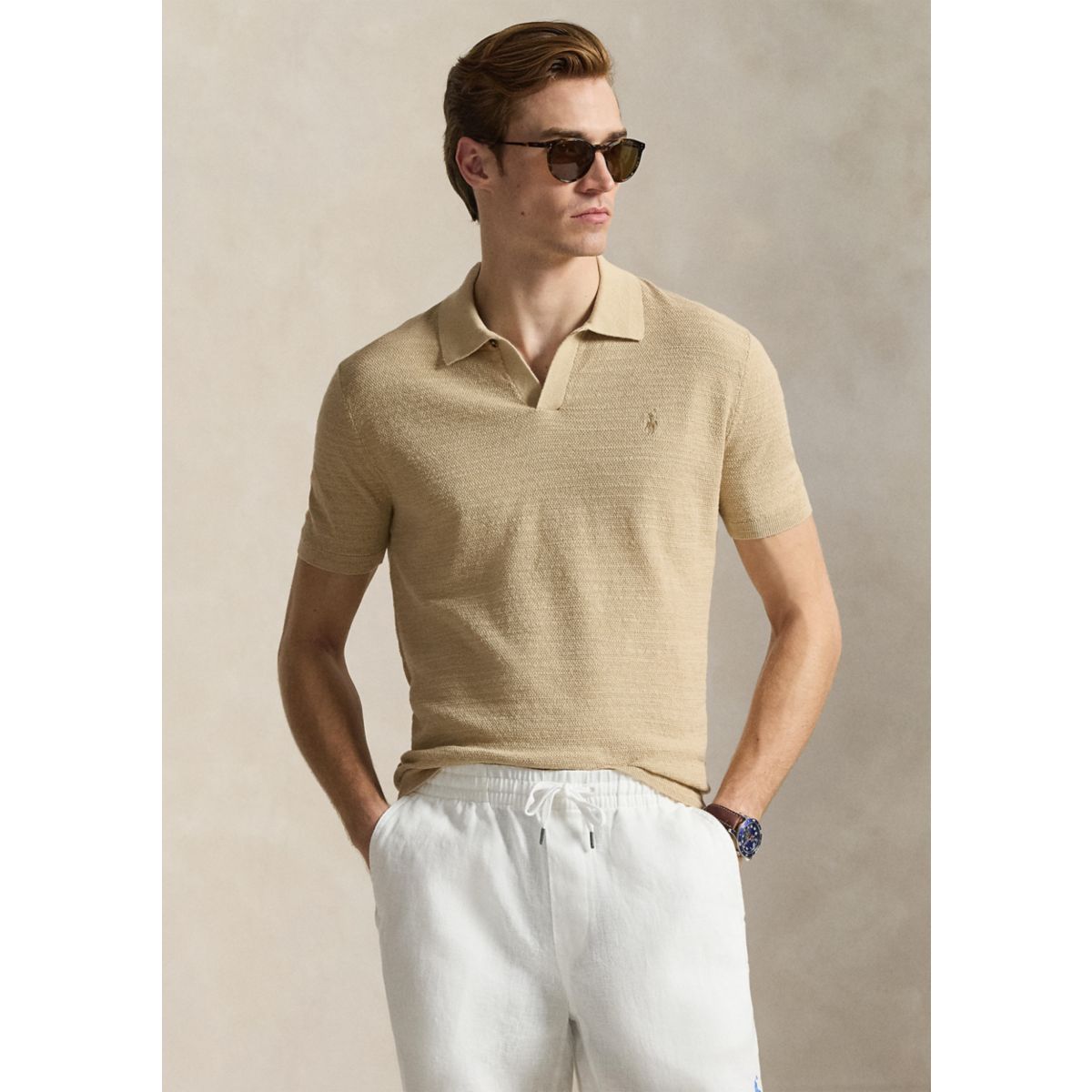 Textured Cotton-Linen Sweater - 7