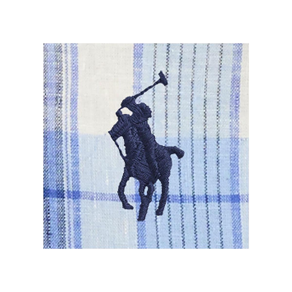 Classic Fit Plaid Linen-Blend Shirt - 5